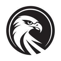 cercle Aigle faucon logo symbole image vecteur