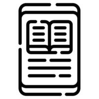 mobile apprentissage icône pour la toile, application, infographie, etc vecteur