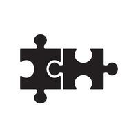 scie sauteuse puzzle icône symbole plat illustration vecteur
