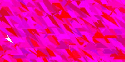 lumière rose Contexte avec polygonal formes. vecteur