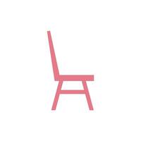 chaise icône modèle illustration conception vecteur