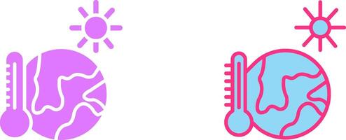 conception d'icône de température vecteur