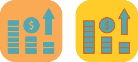 conception d'icône d'investissement vecteur