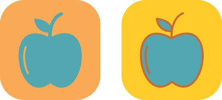 conception d'icônes de pommes vecteur