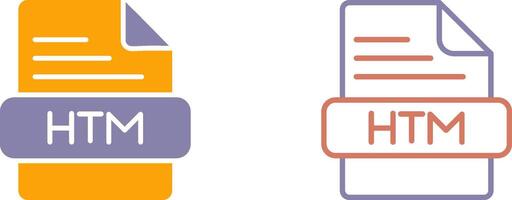 htm icône conception vecteur