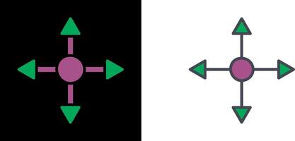 conception d'icône de flèches vecteur