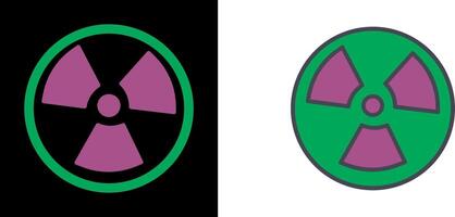 conception d'icône nucléaire vecteur