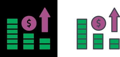 conception d'icône d'investissement vecteur