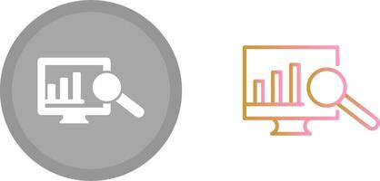 conception d'icône d'analyse vecteur