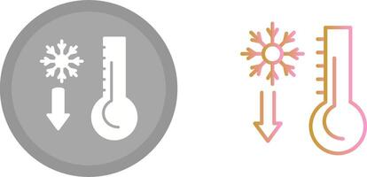 conception d'icône de thermomètre vecteur