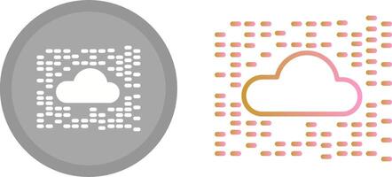 conception d'icône de nuage vecteur