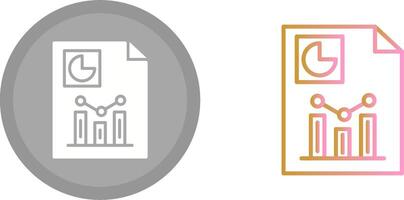 conception d'icône d'analyse vecteur