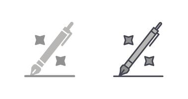 conception d'icône de stylo vecteur