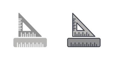 conception d'icône de règle vecteur