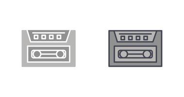 conception d'icône de cassette vecteur