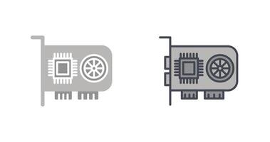 GPU icône conception vecteur