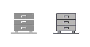 tiroirs icône conception vecteur