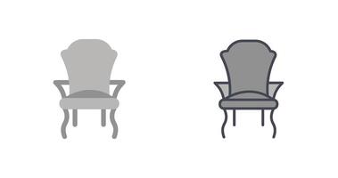 chaise ii icône conception vecteur