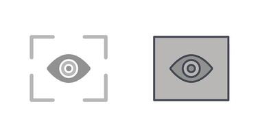 œil analyse icône conception vecteur