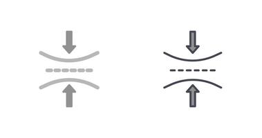 élasticité icône conception vecteur