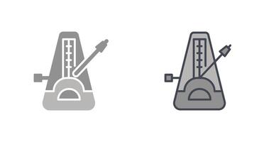 conception d'icône de métronome vecteur