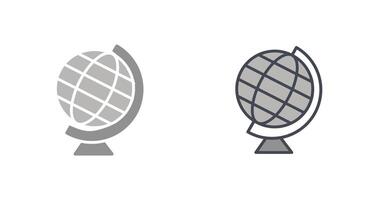 conception d'icône globe vecteur
