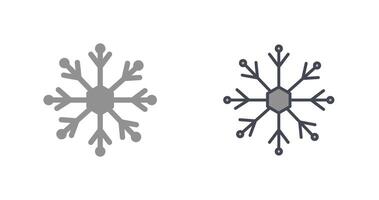 conception d'icône de flocon de neige vecteur