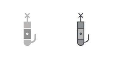 conception d'icône de stylo laser vecteur