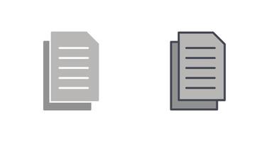 conception d'icône de document vecteur