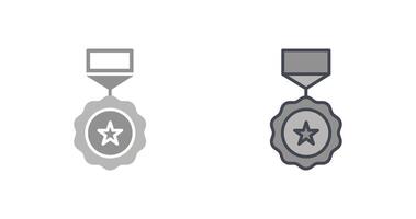 conception d'icône de médaille vecteur