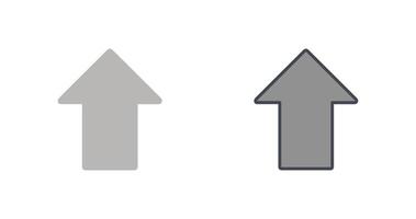 en haut icône conception vecteur