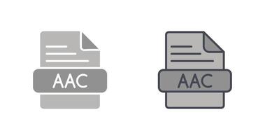 aac icône conception vecteur