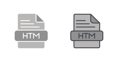 htm icône conception vecteur