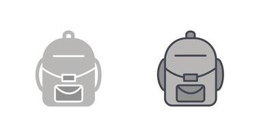 conception d'icône de sac à dos vecteur