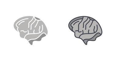 conception d'icône de cerveau vecteur