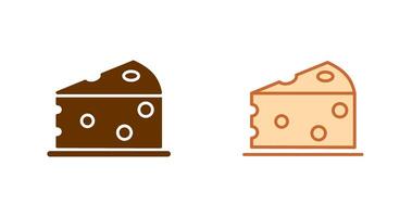 conception d'icône de fromage vecteur