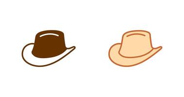 conception d'icône de chapeau vecteur