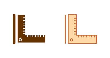 conception d'icône de règle vecteur