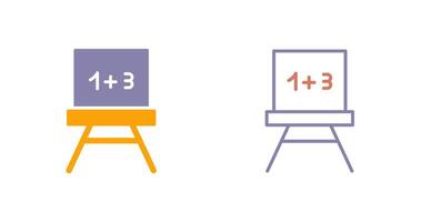 mathématiques icône conception vecteur