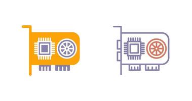 GPU icône conception vecteur