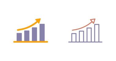 conception d'icône de croissance vecteur