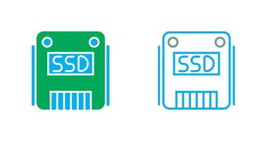 conception d'icône ssd vecteur