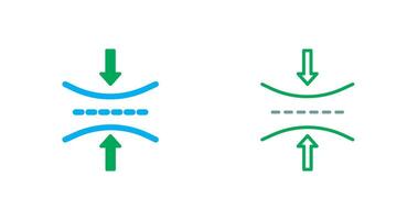 élasticité icône conception vecteur