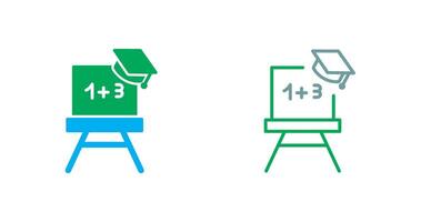 mathématiques icône conception vecteur