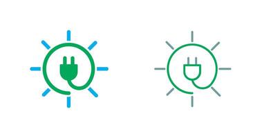 conception d'icône d'électricité vecteur