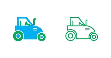 conception d'icône de tracteur vecteur