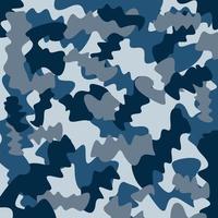 Abstrait bleu camouflage rayures modèle sans couture marine militaire vector illustration