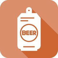 Bière pouvez ii icône conception vecteur