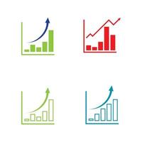 modèle de conception graphique icône illustration vectorielle en croissance vecteur