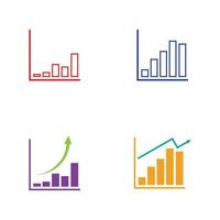 modèle de conception graphique icône illustration vectorielle en croissance vecteur